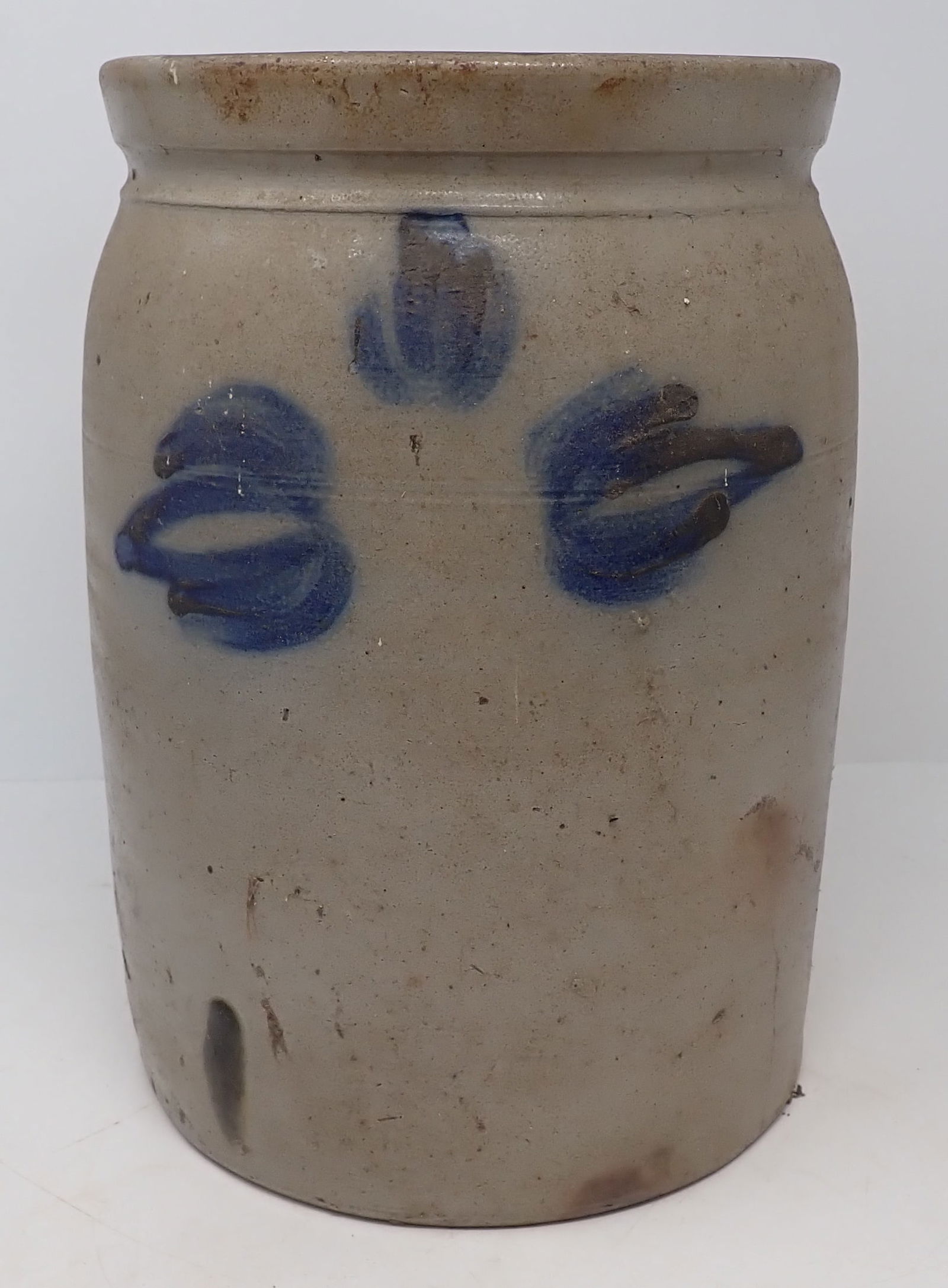 A.J. Butler New Brunswick NJ Stoneware Preserve Crock (1 of 8)