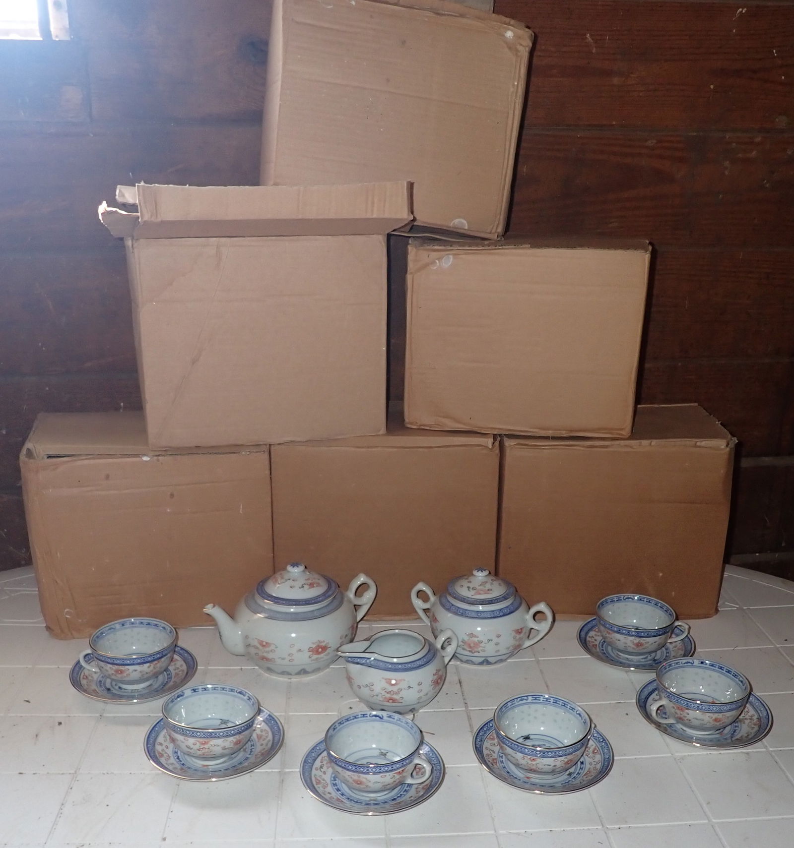 7 Chinese Porcelain Tea Sets (1 of 4)
