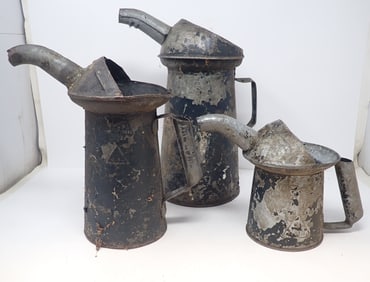 3 Oil Cans