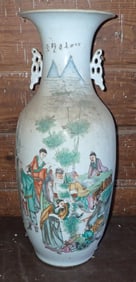 Chinese Famille Verte Vase