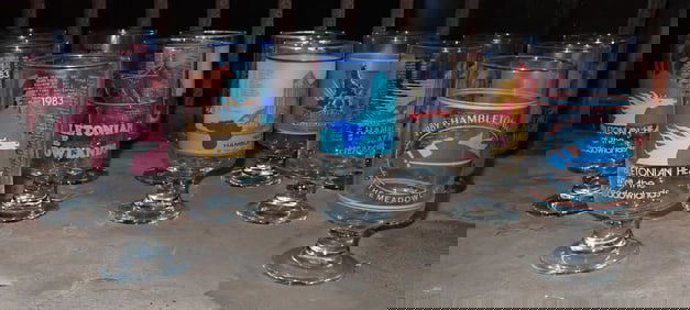 Meadowlands Hambletonian Drinking Glasses