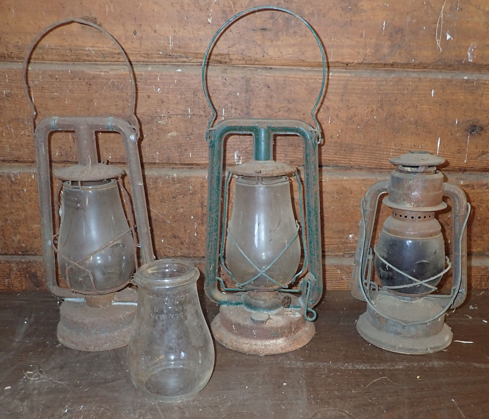Dietz & Paull's Tubular Barn Lanterns: Shipping available ($20 handling charge,plus postage)