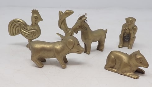 Brass Snake, Animals, & Boy Scout Charm