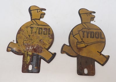 2 Tydol License Plate Toppers