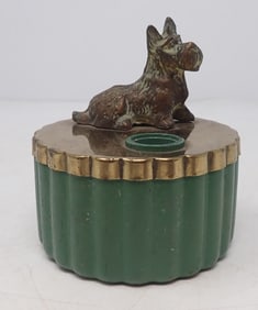 Brass Scotty Dog Pencil Sharpener