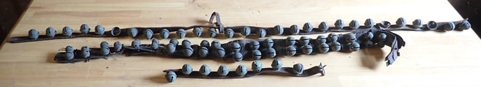 Sleigh Bells on Leather Straps
