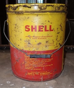 Shell Oil Grease Can