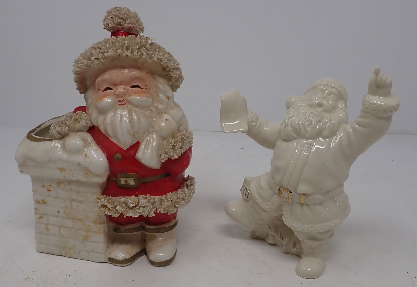 Dickson Santa Planter & Lenox Figurine (1 of 3)