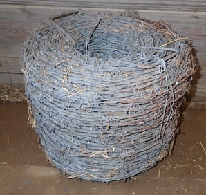 Roll of Barb Wire