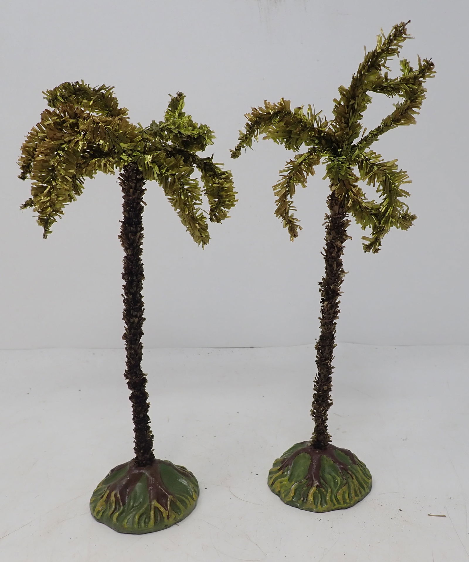 Japan Nativity Palm Trees: Approx 9 3/4" tall. Shipping available