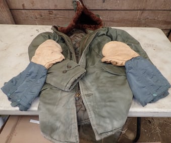 B-9 Parka & U.S. Air Force Mittens