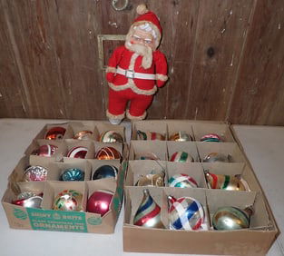 Vintage / Antique Christmas Ornaments & Santa