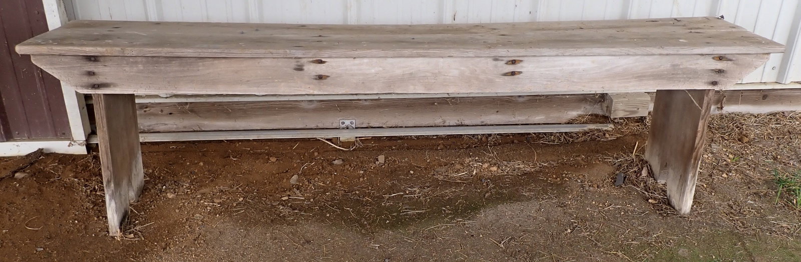 Bench: Apprx 15" x 75" x 20 1/2" tall. No in house shipping !