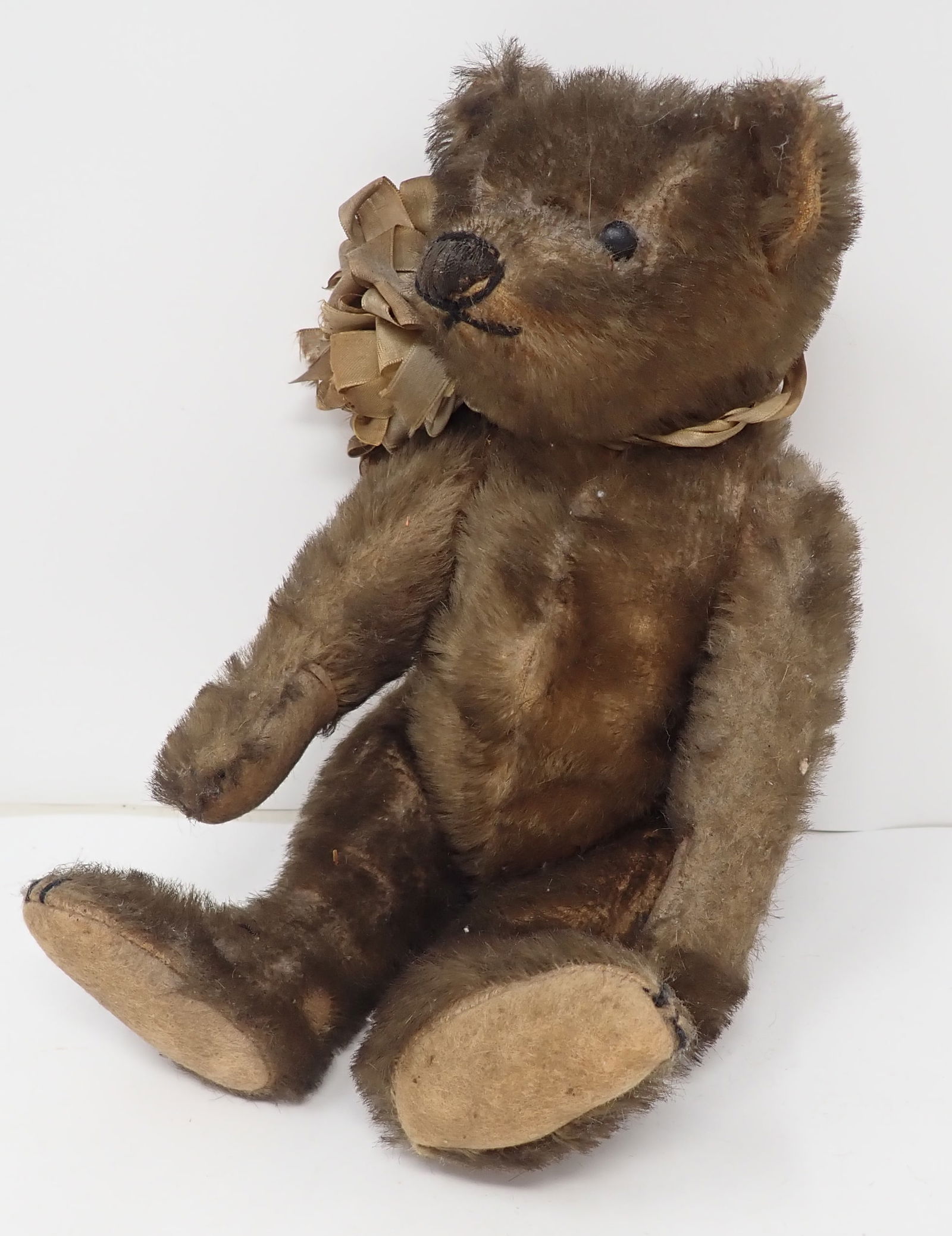 Jointed Straw Filled Teddy Bear (1 of 5)