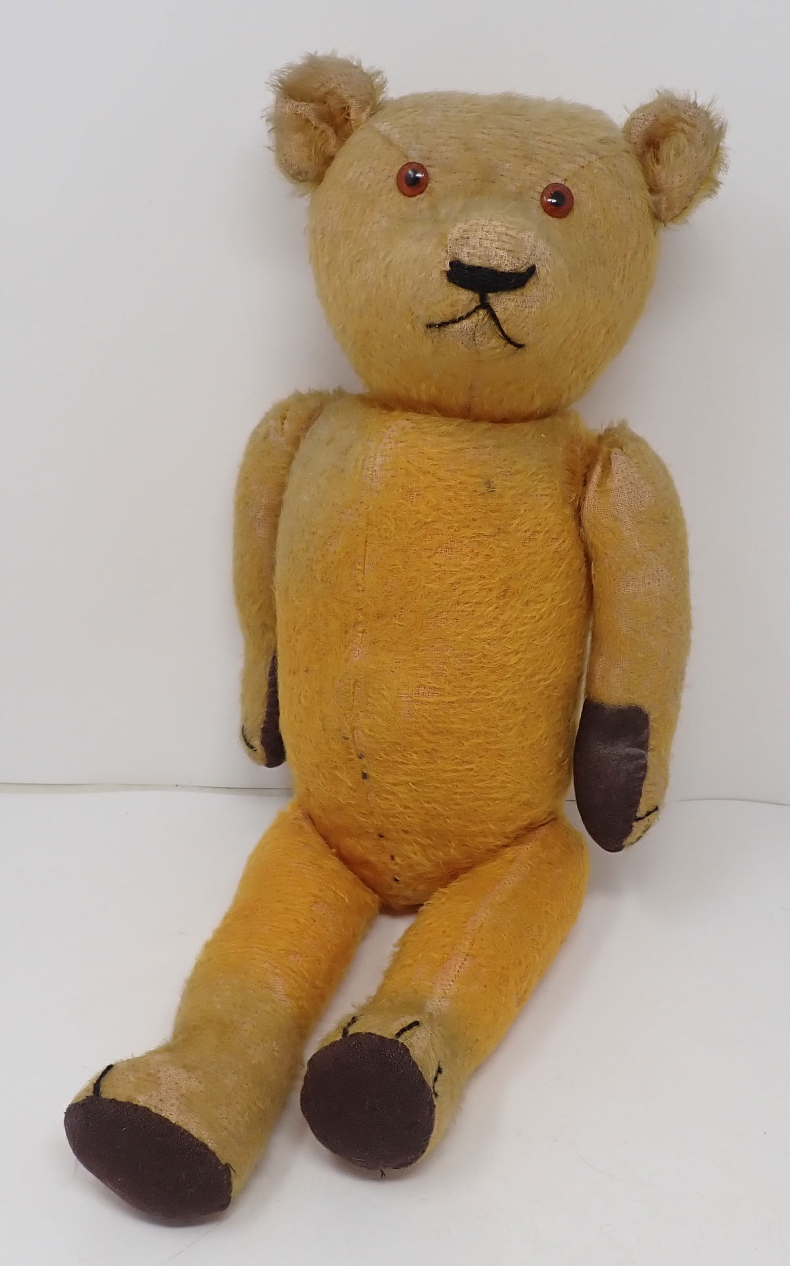 Jointed Straw Filled Teddy Bear (1 of 5)
