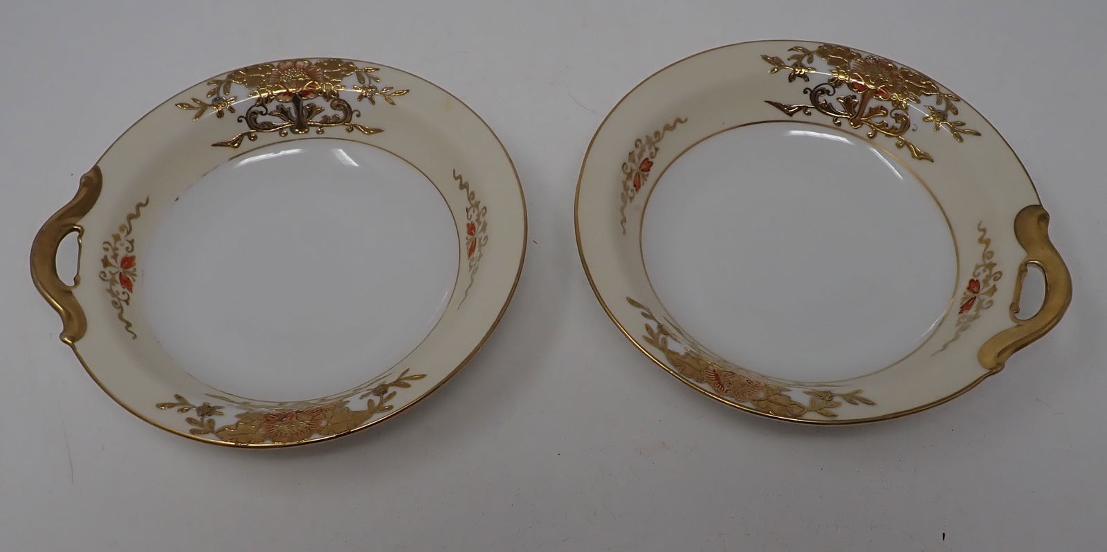 2 Noritake 42200 Bon Bon Dishes: Approx 6 3/8" in diameter and 1 3/8" tall. Shipping available