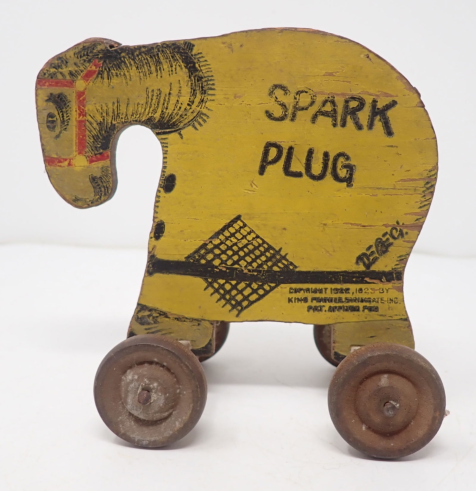 1923 King Features Syndicate Spark Plug Pulltoy (1 of 4)
