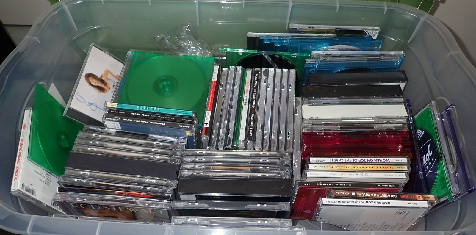 Tote of Cd's (1 of 5)