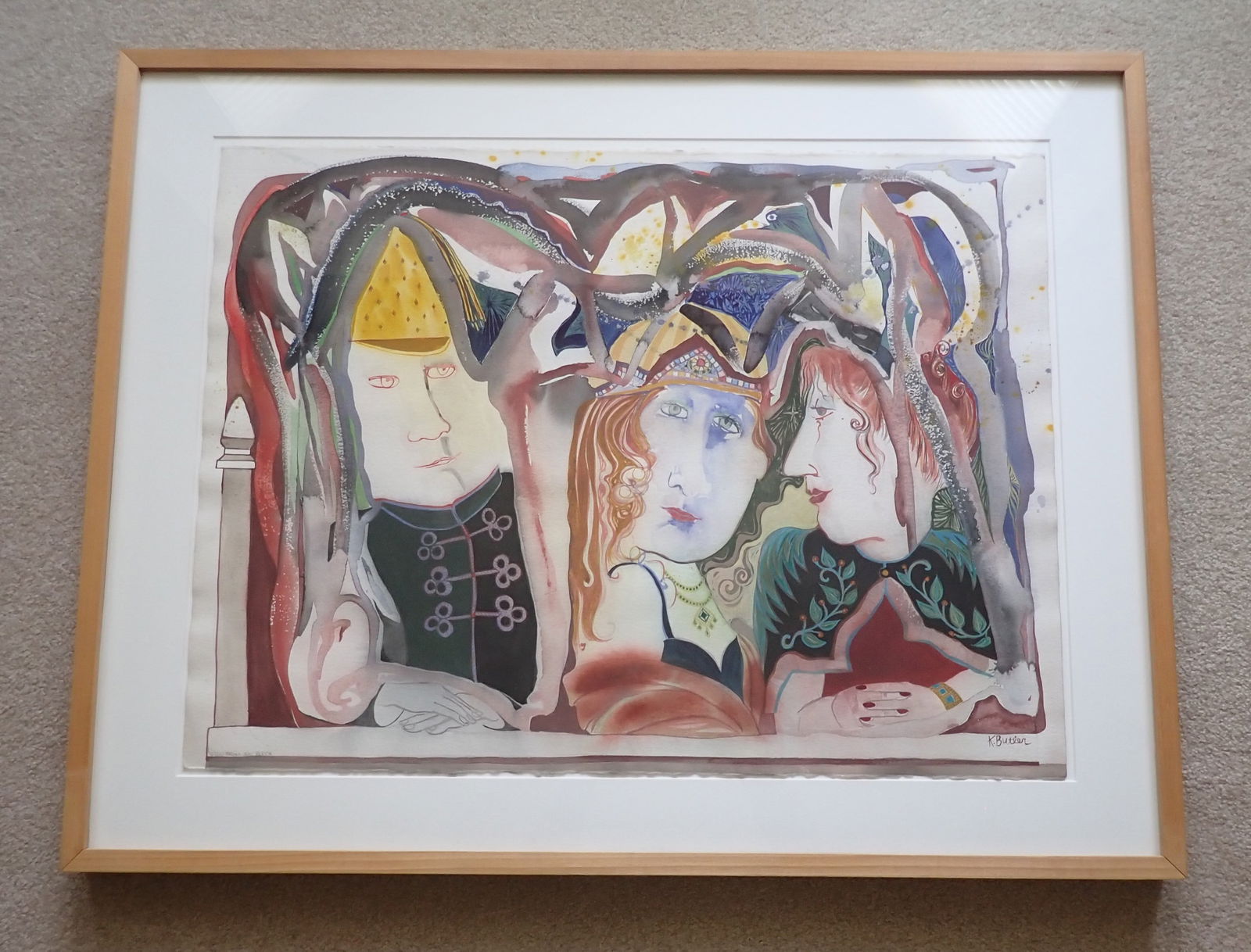 K. Butler Watercolor (1 of 4)