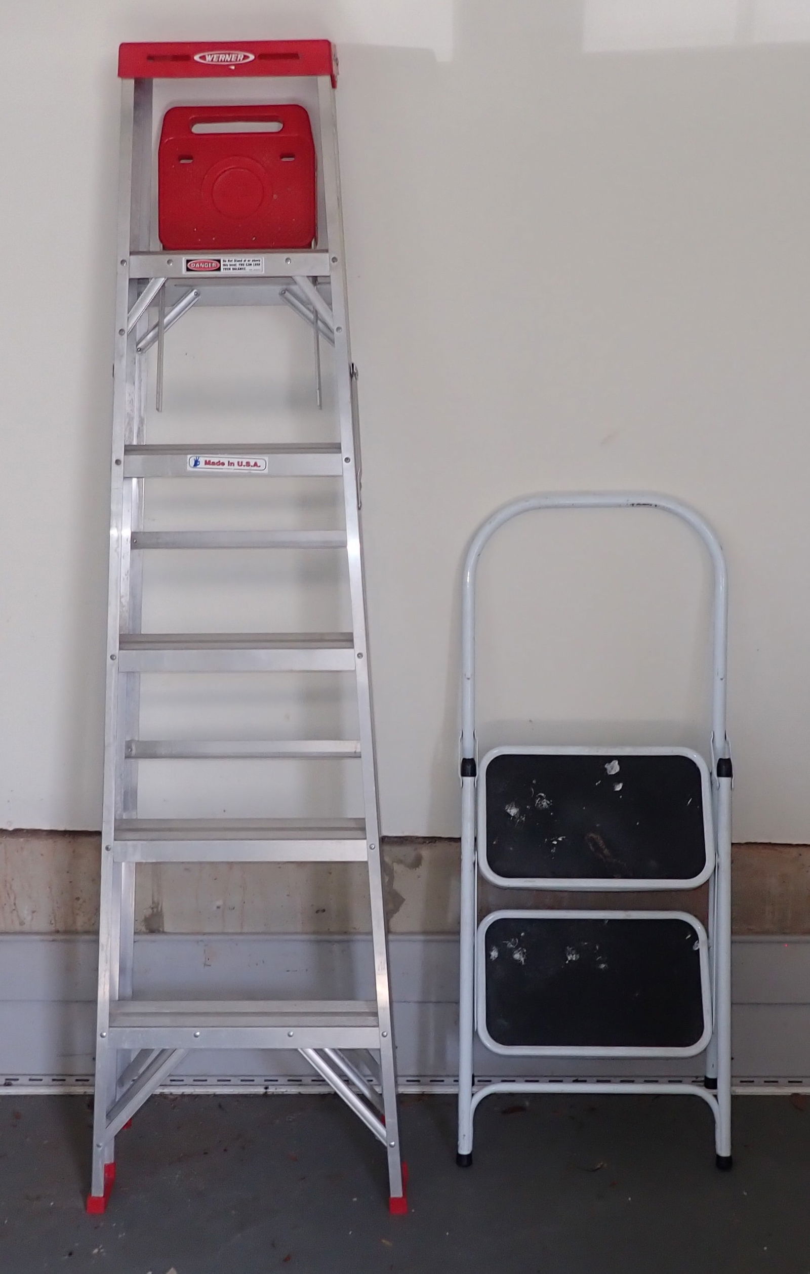 Step Ladders incl Werner 6' Aluminum (1 of 2)
