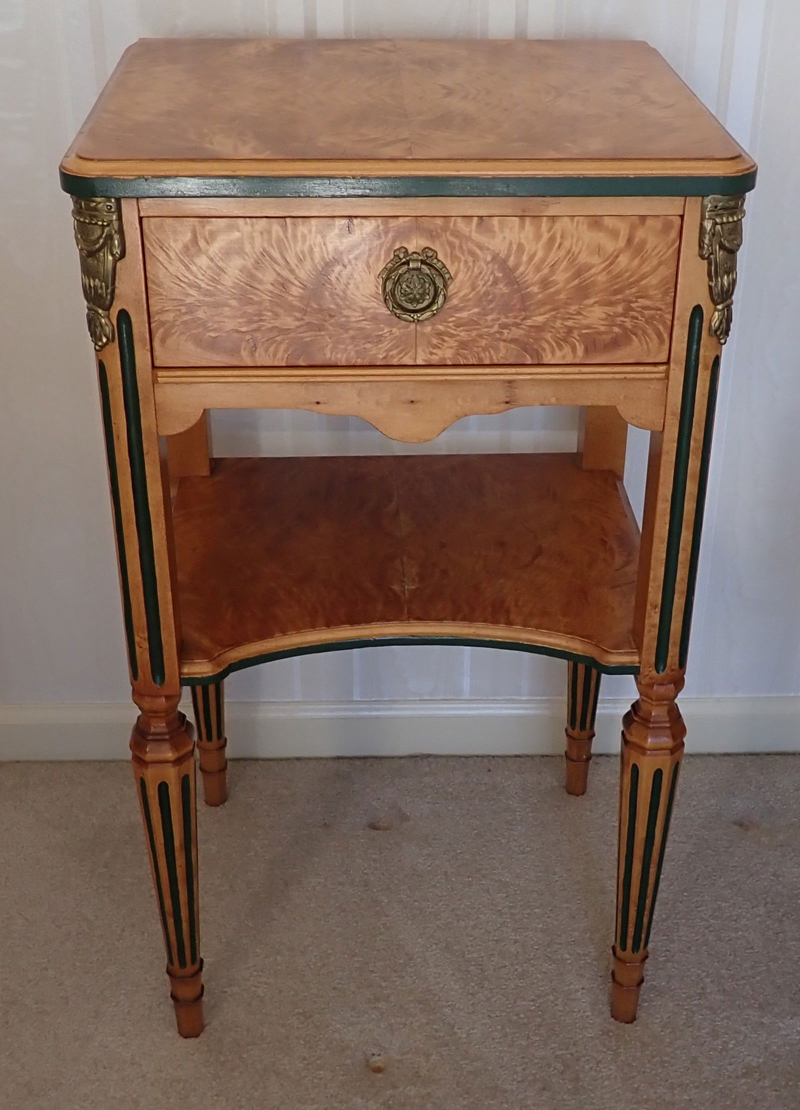 French Style One Drawer Stand (1 of 6)