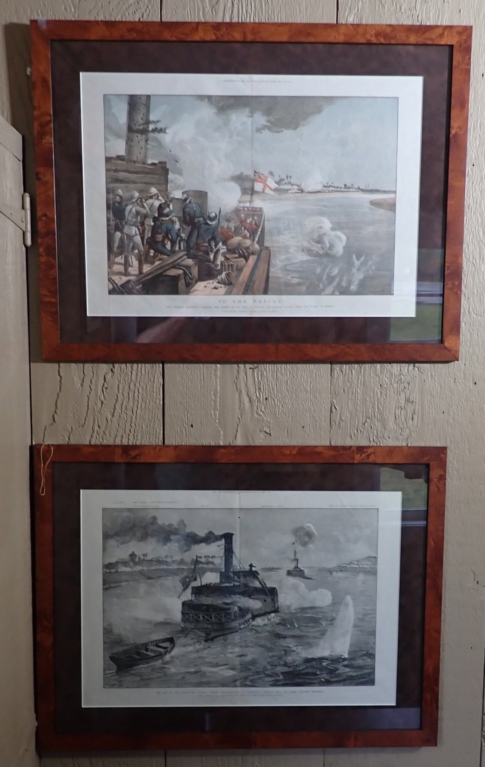 2 W.H Overend Supplement London News Prints: Approx 21" x 27 1/2". Shipping available thru UPS Store 5528. Call (908)213-6838 and select option 5 or email store 5528@theupsstore.com , to get a quote BEFORE bidding ! There will be no refunds beca