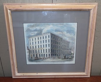 New York City Flour Mills Strong Lithograph