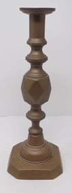 The King of Diamonds Brass Push Up Candlestick