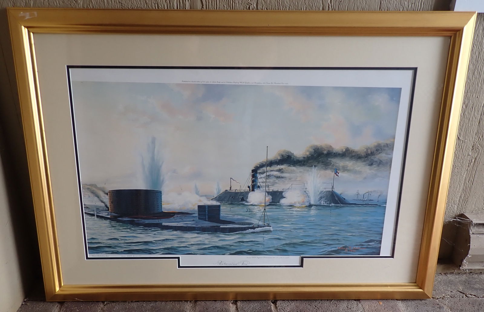 1991 William McGrath Returning Fire Print (1 of 4)