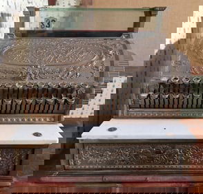 National 349 Brass Cash Register