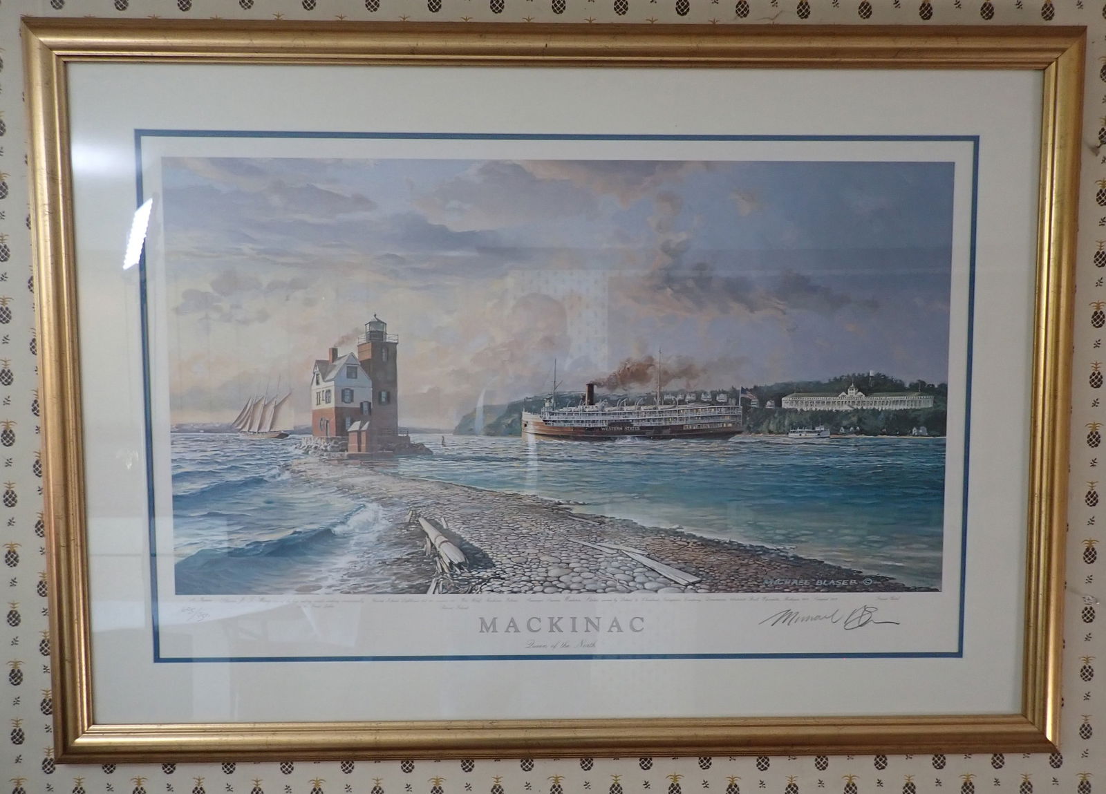 Michael Blaser Mackinac Signed Print (1 of 4)