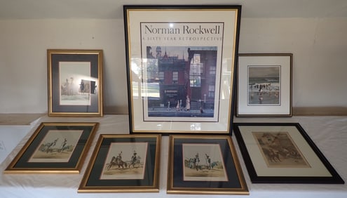 Framed Prints incl Norman Rockwell