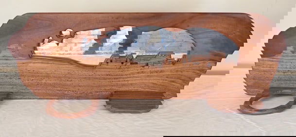 Wood Carved Wall Mirror