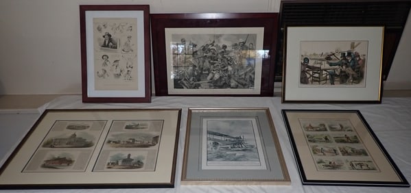 Framed Magazine Pages