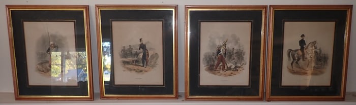 French Military Lithographs