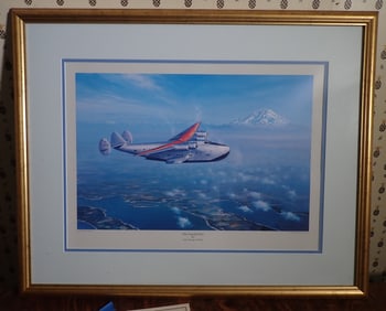 John Young Two Majesties Signed Print
