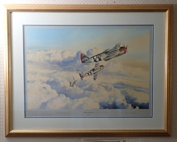 Robert Taylor Zemke's Wolfpack Signed Print