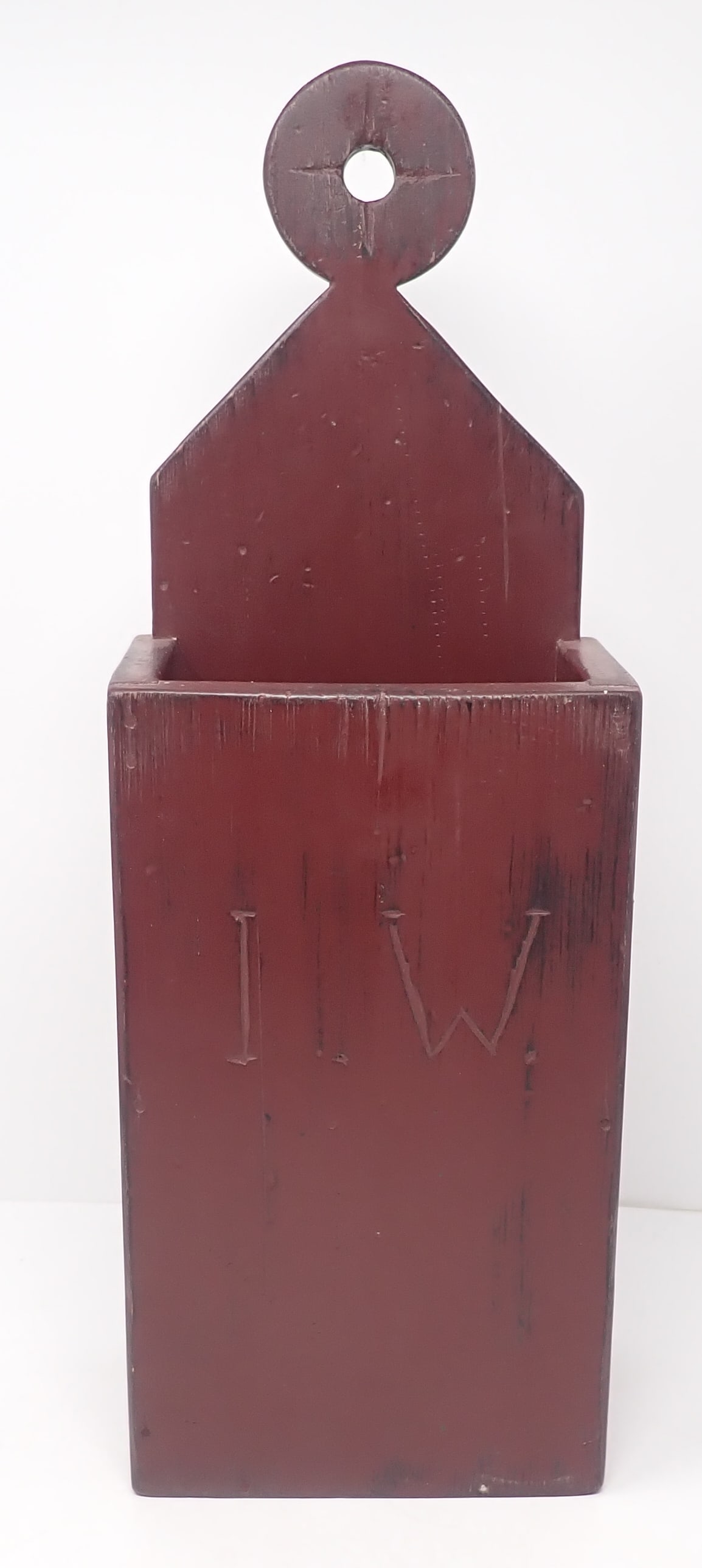 Candle Wall Box in Red Paint (1 of 5)