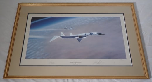 Mike Machat Signed Air Force Print