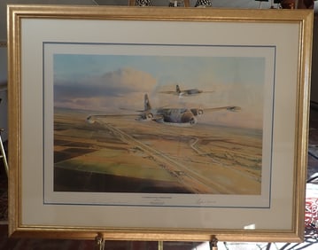 Robert Taylor Military Plane Print Signed & Numbered