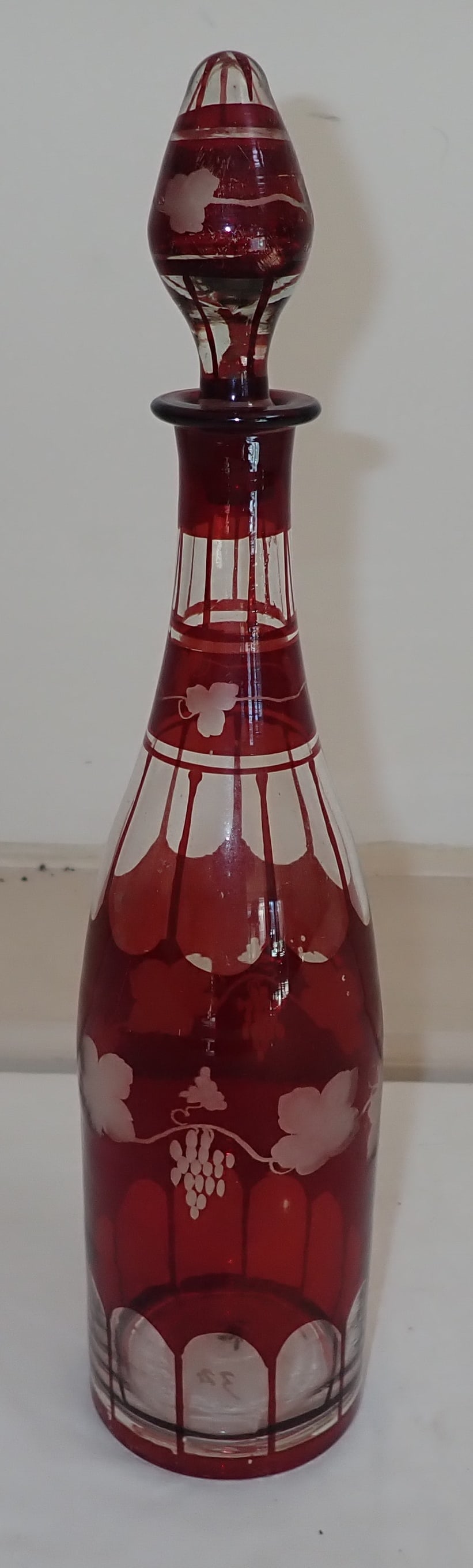 Blown Cut to Clear Decanter (1 of 3)