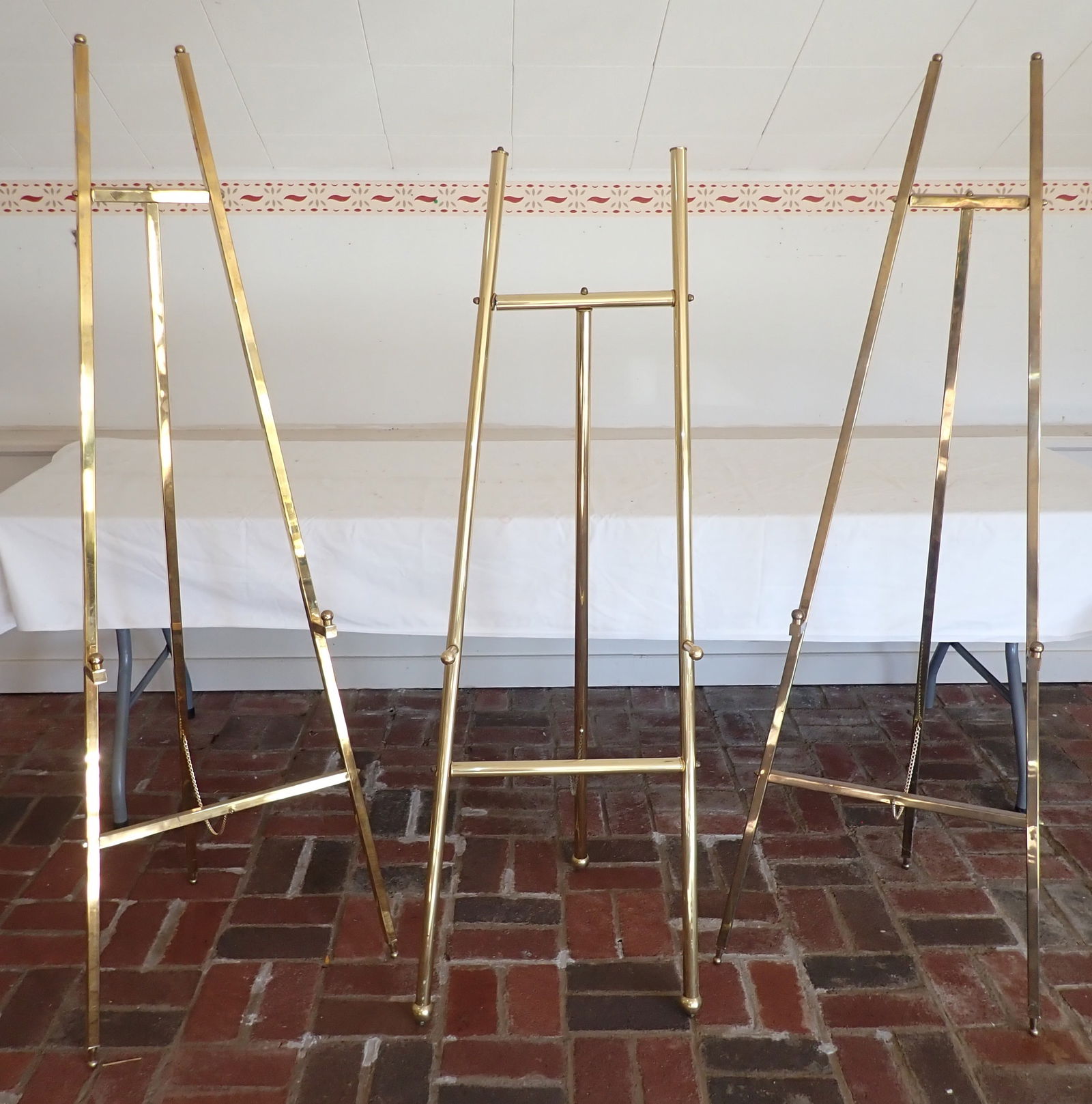 3 Brass Easels (1 of 3)