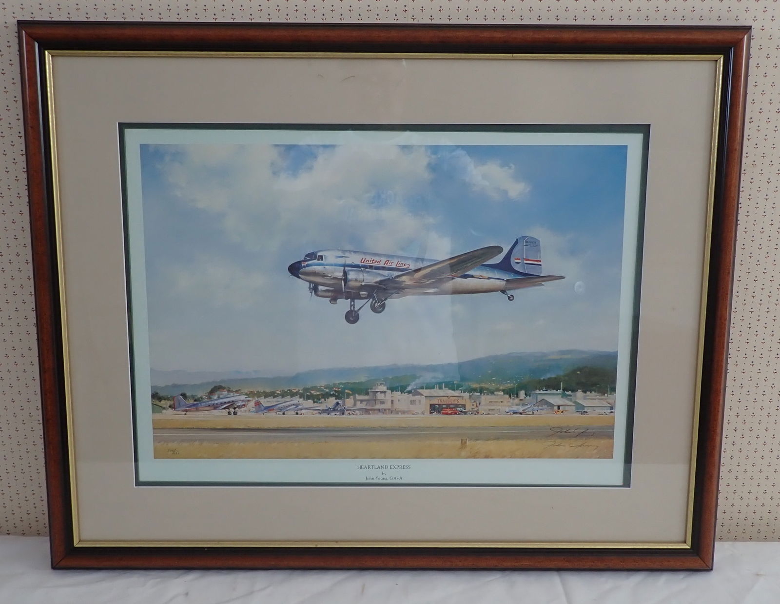 John Young United Airlines Airplane Print (1 of 6)