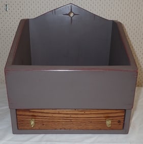 Cane Farm One Drawer Wall Box