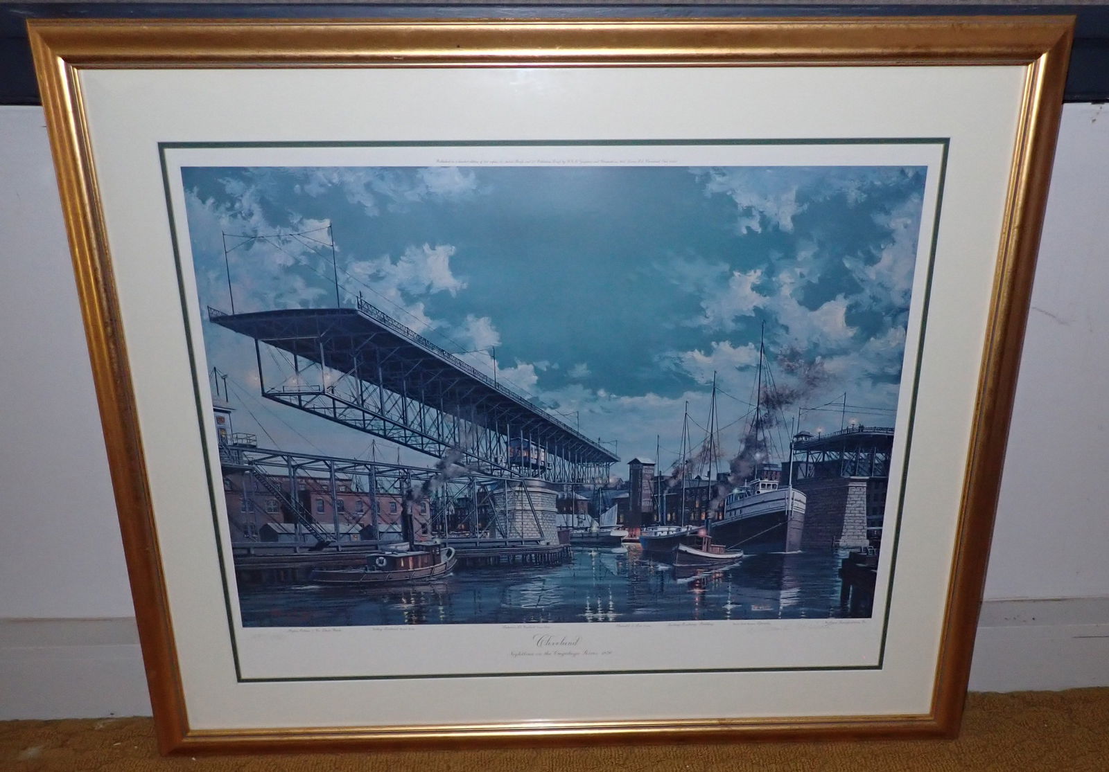 William McGrath Cleveland Print Signed (1 of 5)