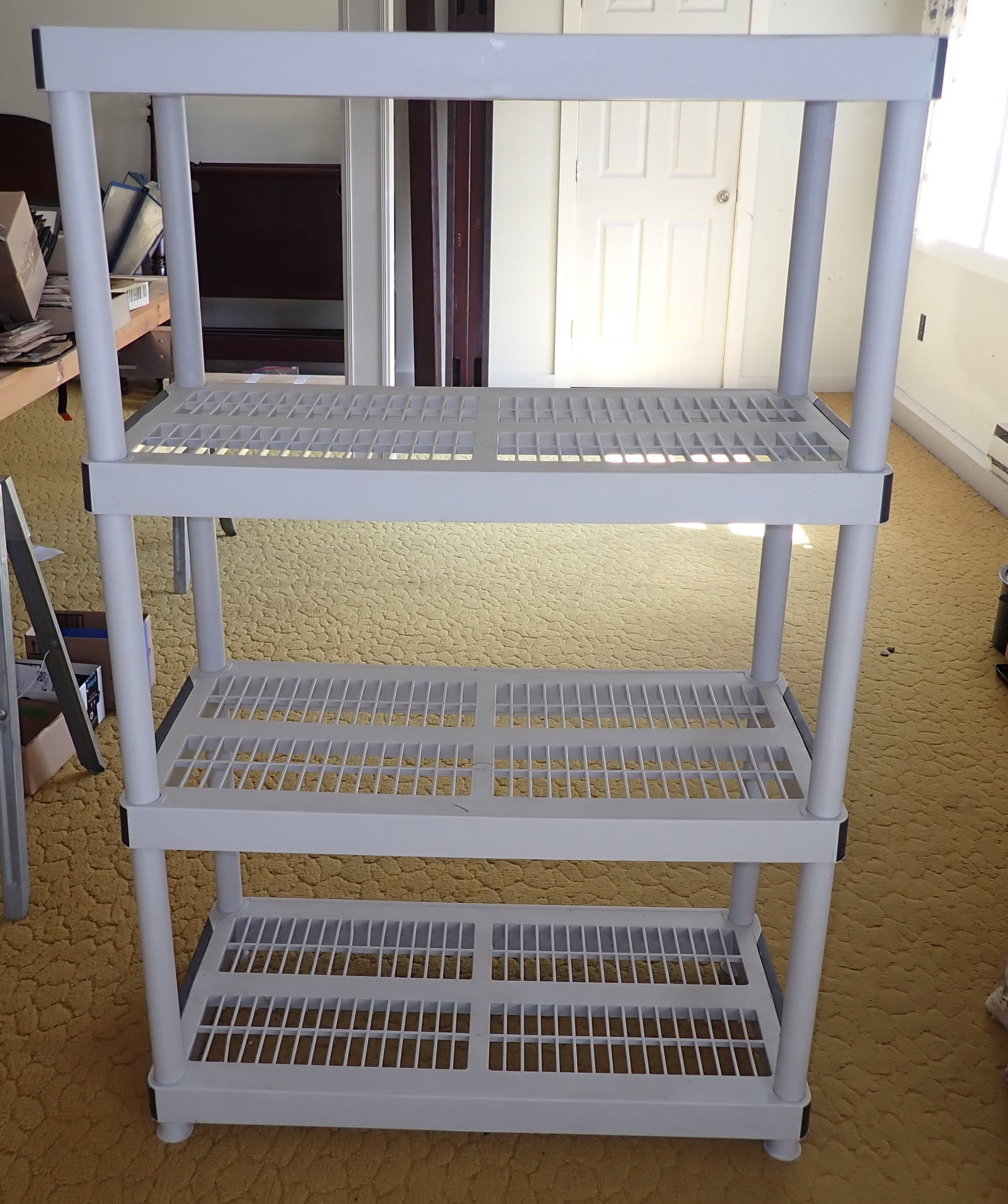 Shelf: Approx 18" x 36" x 56" tall. No in house shipping !