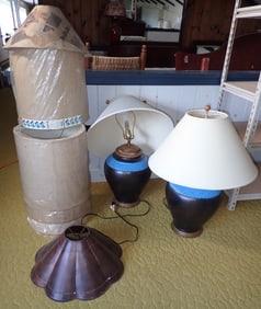 Pair of Wildwood Lamps and Shades
