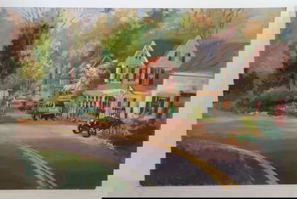 John Reilly Oil on Board Painting