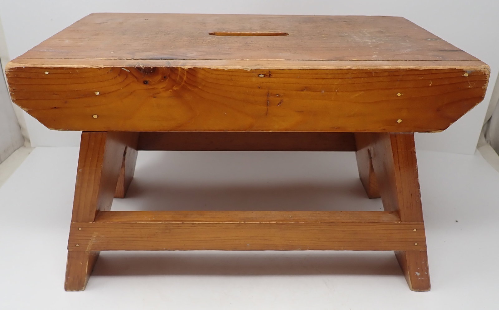 Foot Stool: Apprx 9 1/4" x 15" x 9" tall. Shipping available
