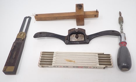 Stanley No. 53 Spokeshave , T-Bevel , and Misc Tools